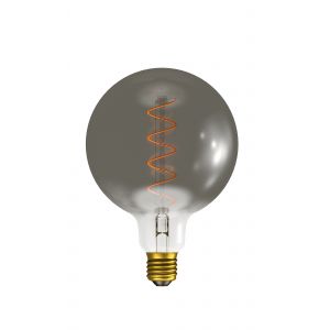 4W LED Vintage Soft Coil Filament Lamp - 125mm Globe/ES