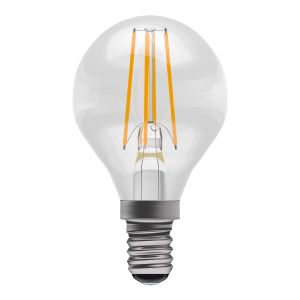 3.3W LED Filament Clear Round - SES, 2700K