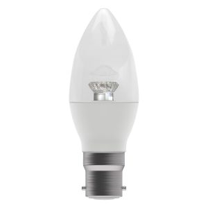 2.1W LED Dimmable Candle Clear - BC, 4000K
