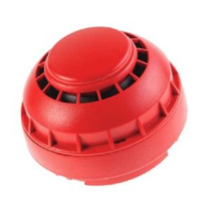 Sounder &amp; Visual Indicator - Red electronic sounder unit