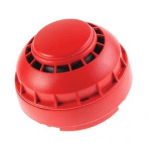 Sounder & Visual Indicator - Red electronic sounder unit