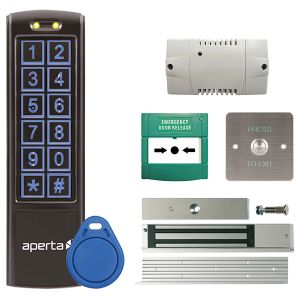 Proximity &amp; Keypad - Door entry kit - Black
