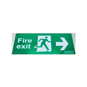 Wall Mounted Exit Signs - Arrow right legend - ISO type
