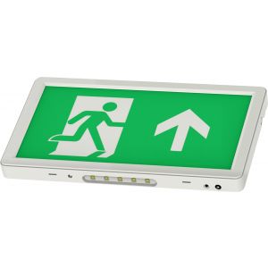 Slimline LED Emergency Exit Sign 3hr Maintained/Non-maintained