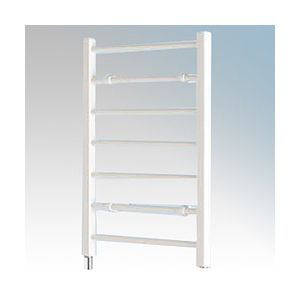 Ladder Towel Rails - 120W seven rail - white