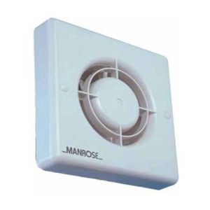 100mm Axial Fans - Standard fan, humidistat and pullcord