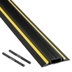 Floor Cable Protector Medium Duty - 1.8Mtr Black &amp; Yellow