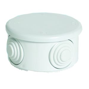  IP55 round enclosure without terminals - 77mm _ x 40mm H