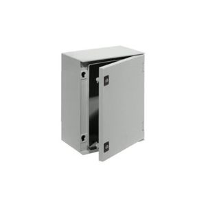 Wall mounted GRP enclosure c/w back plate