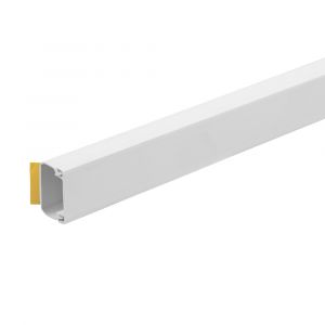 PVC Self Adhesive Mini Trunking - 25mmx16mm, 3m Length