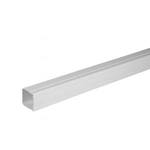 PVC Standard Mini Trunking - 38mmx38mm, 3m Length