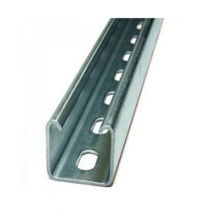 Support Channel - 41 x 41mm slotted 3mtrs