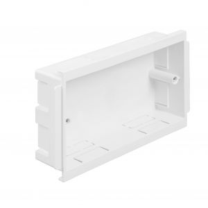 3 Compartment Trunking - 2 Gang Socket Box