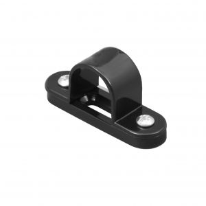 PVC Conduit Spacer Bar Saddle  - 25mm - Black