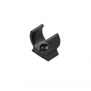 PVC Conduit Spring Clip Saddle  - 20mm - Black