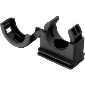 Nylon Flexible Conduit Saddle - 20mm Black