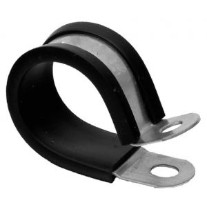 Steel/Rubber Conduit Fixing Clip - 25mm