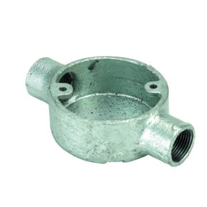 Galvanised Conduit Fittings - Through Boxes - 20mm