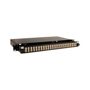 Fibre Panels - 24 port loaded SC panel single mode, duplex