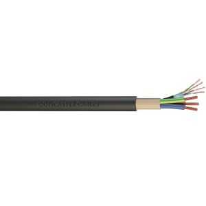 EV Ultra cable 3 core 4mm2 c/w 4pr CAT5 data blk per M