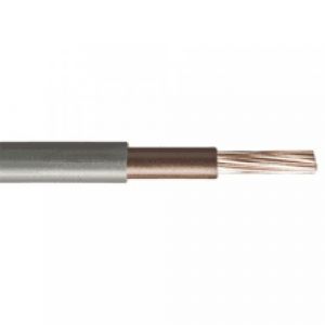 6181YH - PVC Double Insulated Singles - 1.5mm Conductor - 100m Drum - Brown