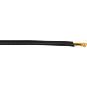 6491X - PVC Stranded Singles - 1.5mm Conductor - 100m Drum - Black