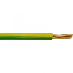 6491X - PVC Stranded Singles - 2.5mm Conductor - 100m Drum  - Green/Yellow