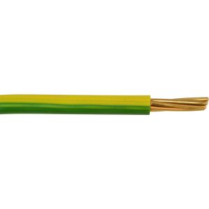 6491X - PVC Stranded Singles - 10mm Conductor - 50m Drum  - Green/Yellow