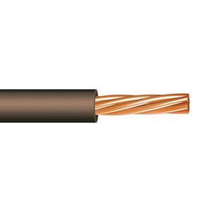 6491B - LS0H Single Stranded - 1.5mm Conductor - 100m Drum - Brown