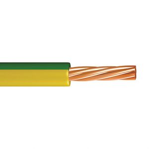 6491B - LS0H Single Stranded - 1.5mm Conductor - 100m Drum - Green/Yellow