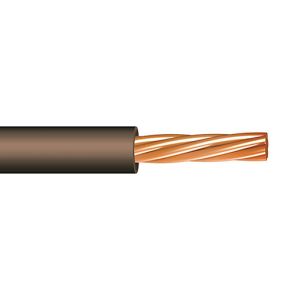 6491B - LS0H Single Stranded - 6mm Conductor - 100m Drum - Brown