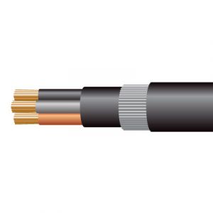 6943LSH - LS0H Armoured Cable - 1.5mm Conductor - 100m Drum - Black