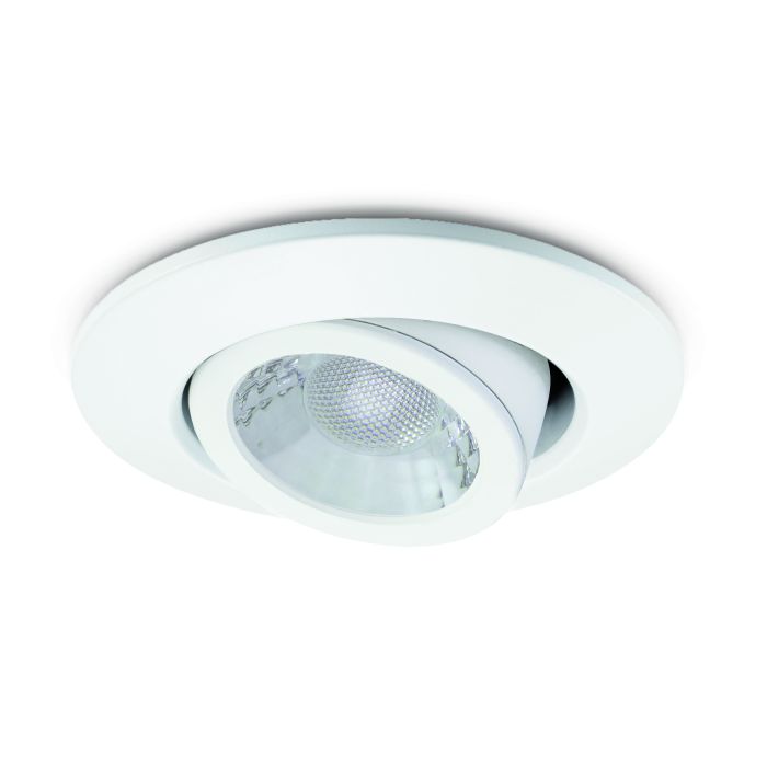 Tilt downlights fire rated outlet