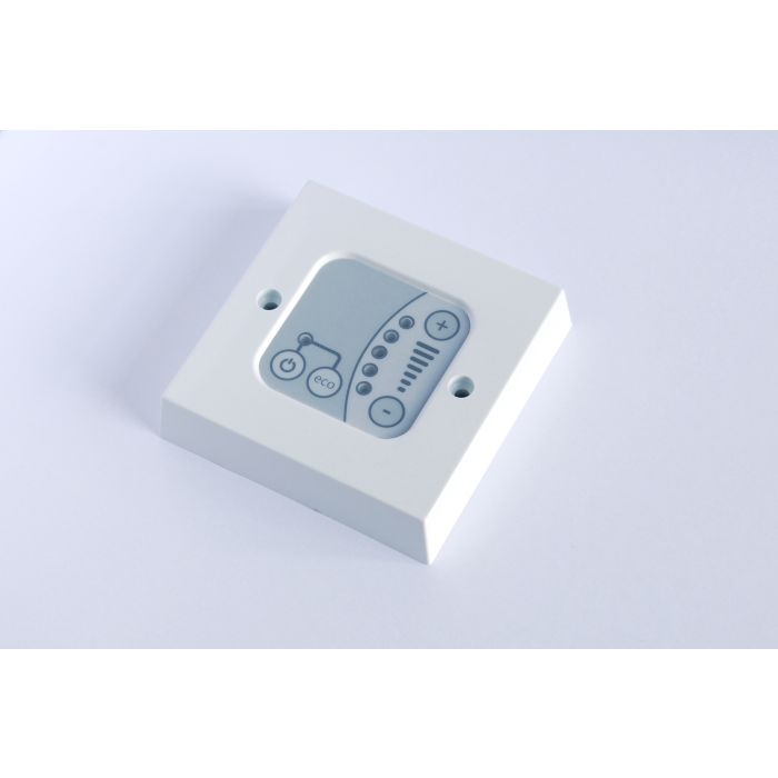 Towel rail energy controller run back timer 800W white