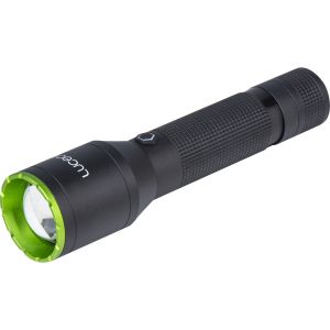 Hand Torch 600lm USB Charge Multi-Focus Lens Black 