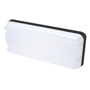 10W 6000K IP65 Slim Bulkhead 100-240V Opal