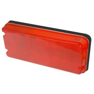 10W 6000K IP65 Slim Bulkhead 100-240V Red