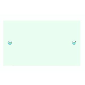 Blank Plates - 2 gang