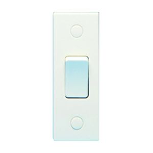 10AX Plate Switches - 1 gang 2 way architrave switch
