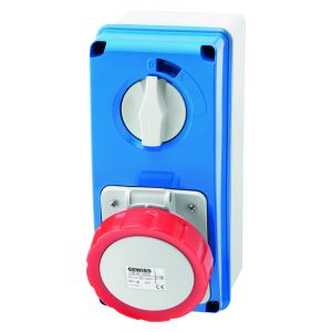 Vertical Switched Interlocked Sockets - 16A 3P+N+E 400V