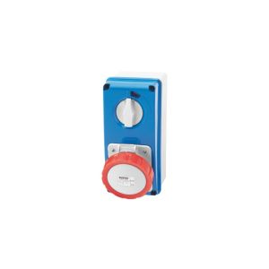 Vertical Switched Interlocked Sockets - 32A 3P+N+E 400V