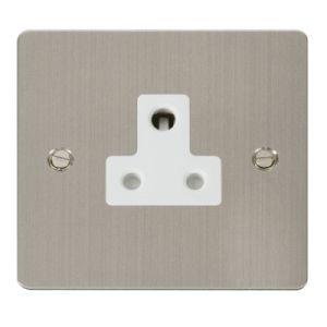 5 Amp Round Pin Socket Outlets - white inserts