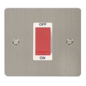 1 gang 45A DP switch - white inserts