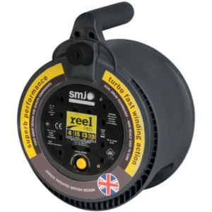 4 socket thermal cut out reel pro cable reel - 25m