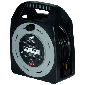 Easy Carry Reels - 25 metres - 4 socket cable reel with thermal cut out