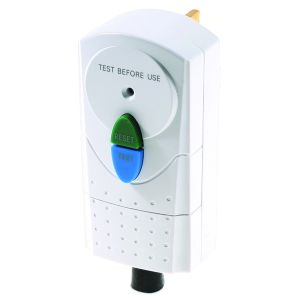 RCD safety plug - white