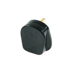 Heavy Duty Rubber Plugs - 13A - black