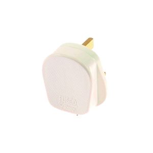 Heavy Duty Rubber Plugs - 13A - white