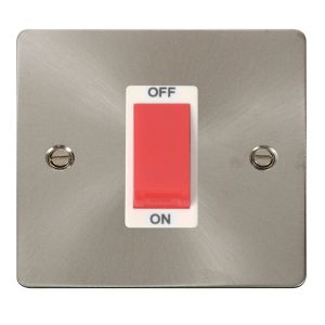 1 gang 45A DP switch - white inserts