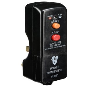 RCD safety plug black
